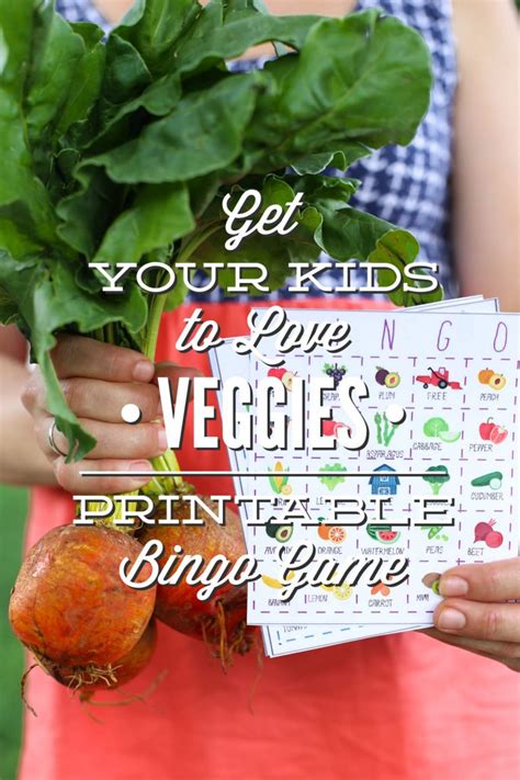 fruity bingo|Get Your Kids to Love Veggies: The Live Simply Fruit .